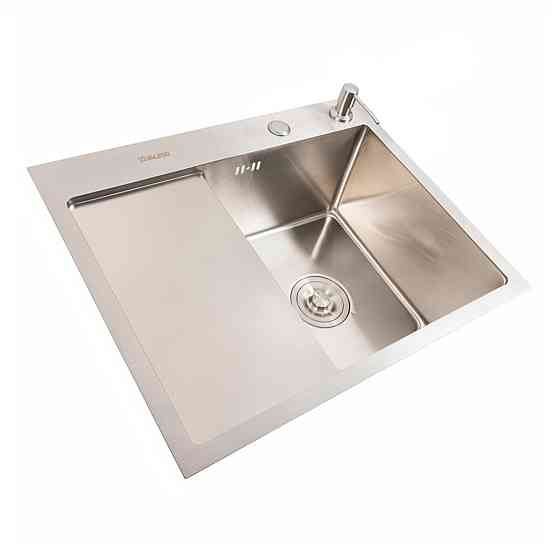 VALESO Кухонна мийка CM 58*48 R нержавійка VALESO Handmade (круглий сифон 3,0/0,8) Київ