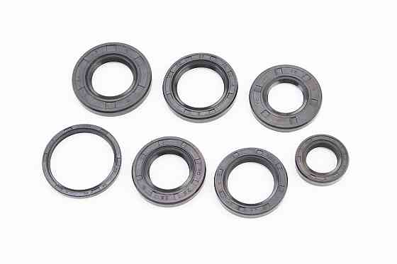 Сальники к-кт 7шт (17x27x6; 20x38x5; 22x38x6; 24x43x6; 25x37x6; 27x40x6; 34x41x4) двигуна, Suzuki AD100 Київ