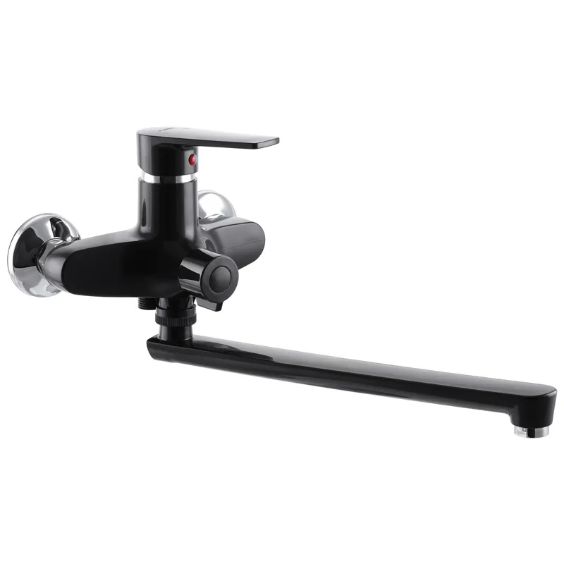 Змішувач для ванни Plamix Oscar-006 Euro Чорний (без шланга і лійки) (PM0600) Київ - фото 1