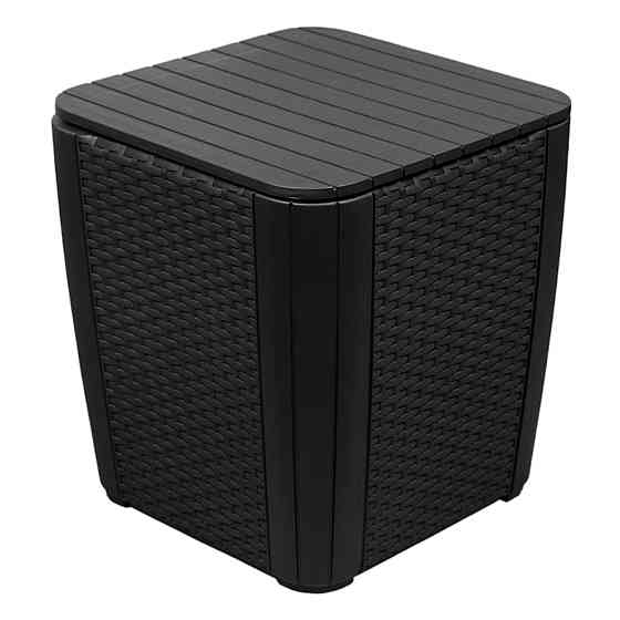 Стіл-скриня пластикова Keter Luzon Flat, графіт Київ