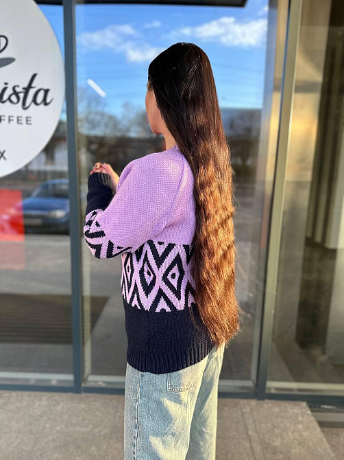 Жіночий модний светр орнамент 42-56р Київ - фото 6