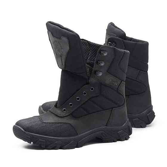 Тактичні берці Б6 чоловічі чорні - водонепроникні, вологостійкі, міцні, армійське взуття ЗСУ 40 (26,5) Харків