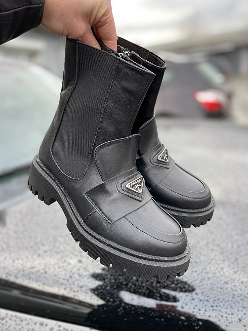 Черевики жіночі ARLEN чорні шкіра натуральна зима 36-40 (БК-19-2 4901) Коломия - фото 2