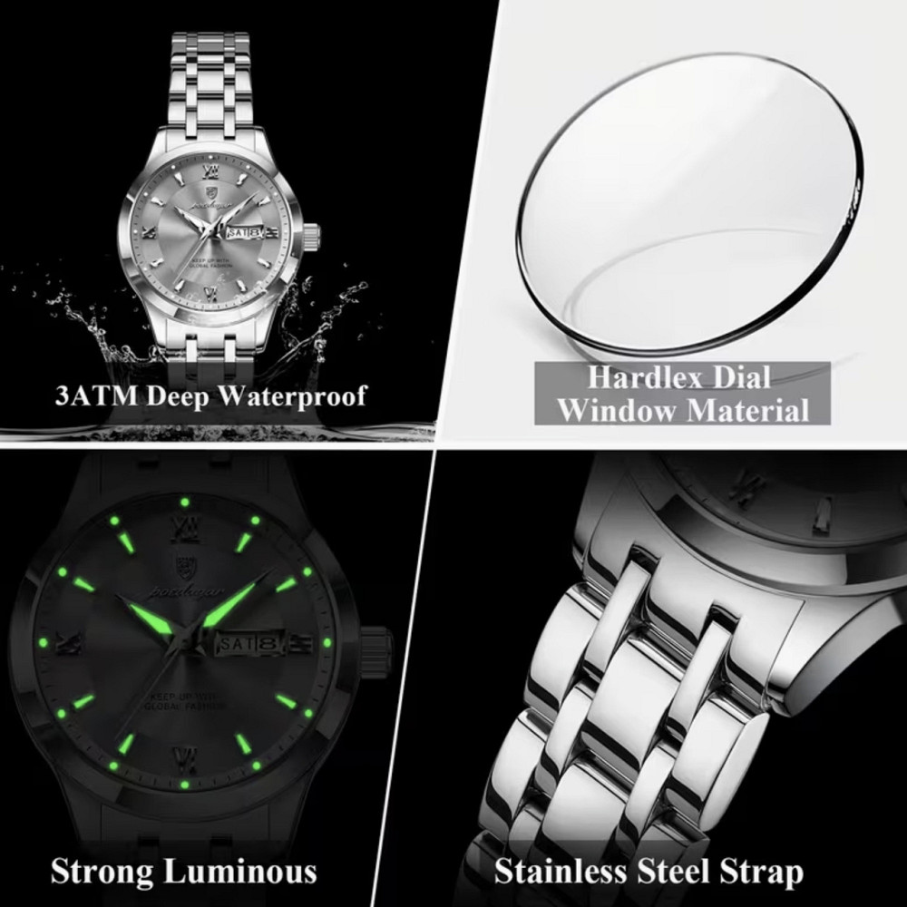 Годинник наручний Poedagar Berlin Couple Сріблястий Вінниця - фото 20