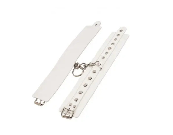 Наручники Leather Restraints Hand Cuffs, White Sex Aura Киев - изображение 3