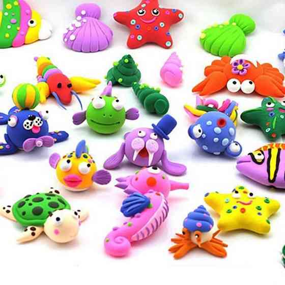 Тісто для ліплення для творчості 24 шт, Пластилін моделін Інтерактивне тісто для ліплення малюків WV-75 Івано-Франківськ