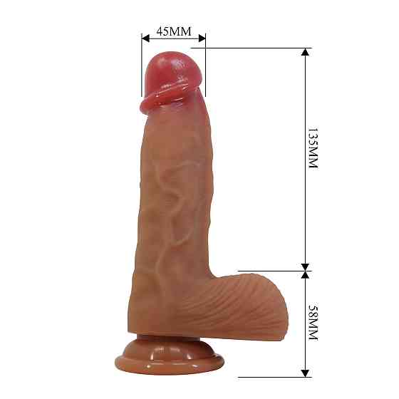 Фалоімітатор PRETTY LOVE Dwell 7.6 Super Soft Liquid Silicone Dildo Sex Aura Київ