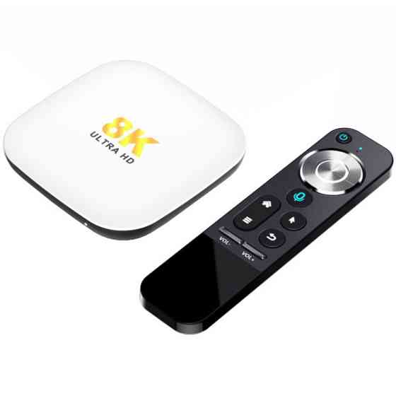 TV Медіаплеєр H96 MAX M2 4/64Gb/ Rockchip RK3528/ Android 13/ WiFi 2.4G+5G/BT 5.1/ білий Київ