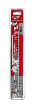 Полотно для шаб. пили AX CARBIDE MILWAUKEE, 230мм/ крок зуба 5мм, (деревина з цвяхами) Одесса