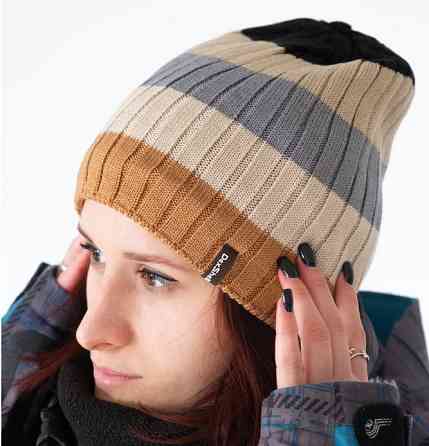 Водонепроникна туристична шапка Dexshell Beanie Gradient (56-58 см) Пісочний Вінниця