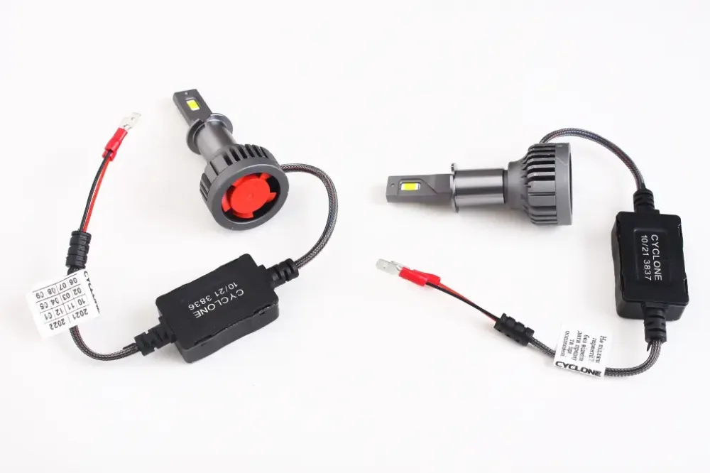 Лампа диодная   H3  12В 10000лм/5500К/50Вт/CSP3570 Cyclone с кулером Винница - изображение 1