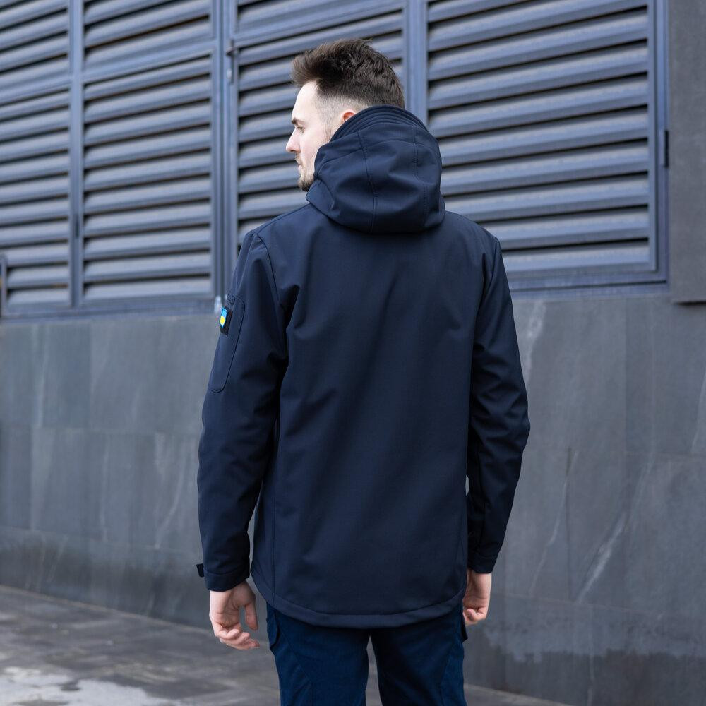 Куртка чоловіча демісезонна з капюшоном Наві Pobedov Motive Київ - фото 5