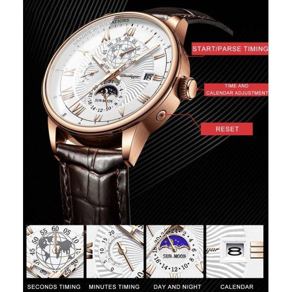 Мужские наручные часы Poedagar Neptun Винница - изображение 8