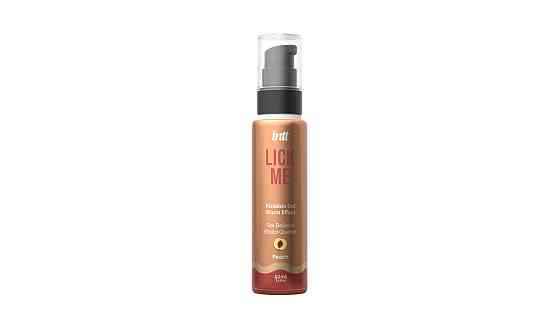 Съедобный гель со вкусом персика Intt Lick Me Peach и согревающим эффектом, 50 мл Sex Aura Киев