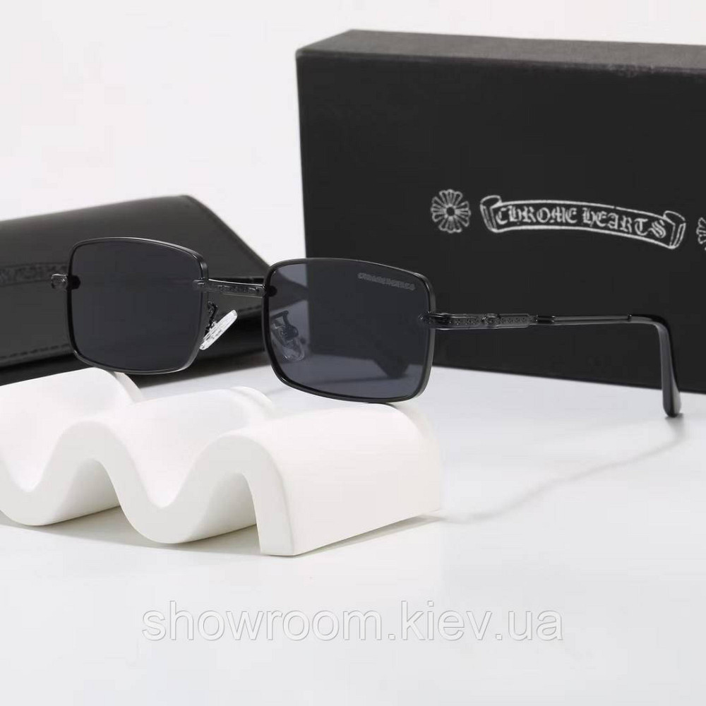Стильні сонцезахисні окуляри Chrome Hearts (17598) Київ - фото 1