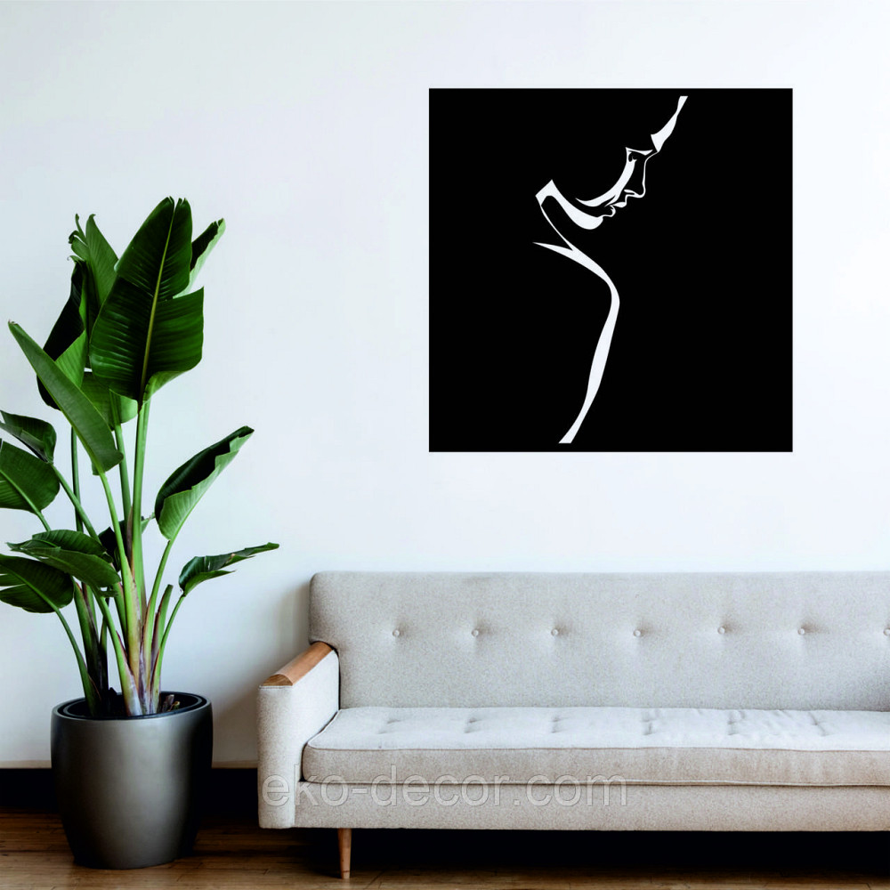 Декоративне настінне Панно «Силует жінки», Декор на стіну Київ - фото 5