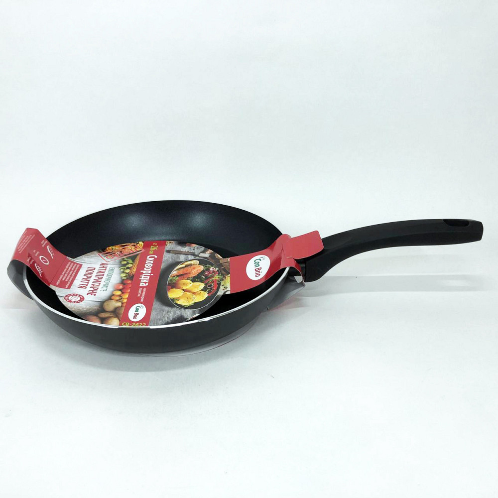 Сковорода для варіння, Практична сковорідка, Сковорода з ручкою алюміній, Алюмінієва каструля-сковорода OB-48 Івано-Франківськ - фото 5