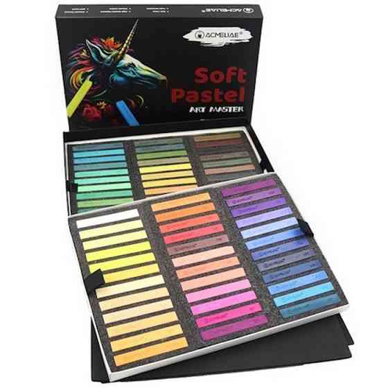 Набір м'якої пастелі "Acmeliae" SPC-72 в наборі 72 штуки Вінниця
