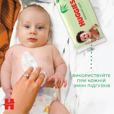 Дитячі вологі серветки Huggies 56 шт (5029053550152) Вінниця - фото 5