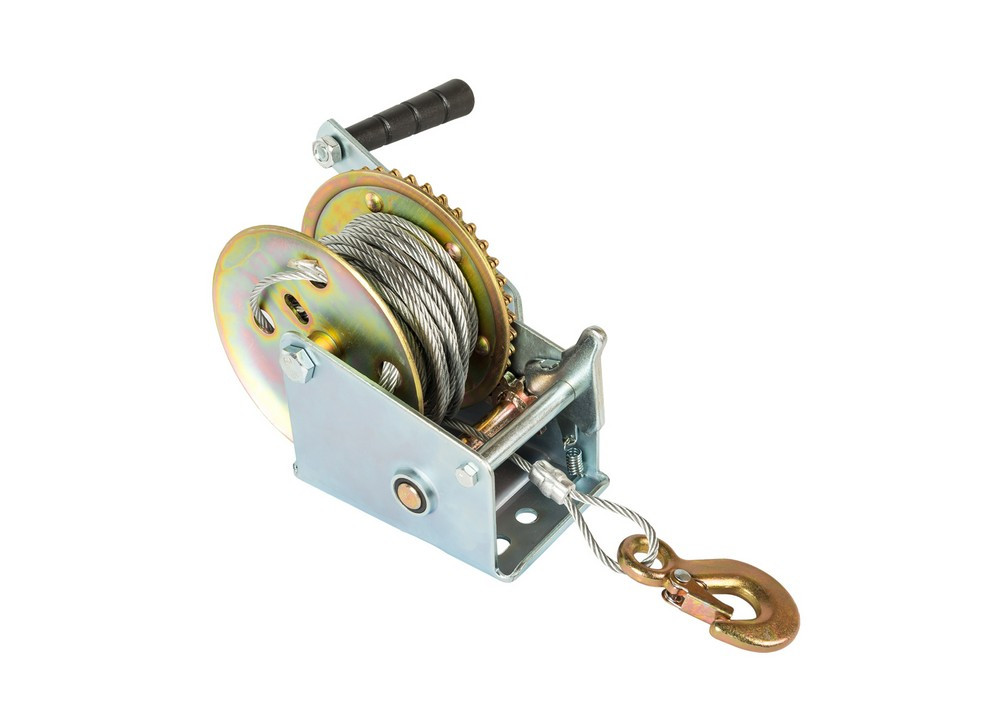 MASTERTOOL Лебідка барабанна MASTERTOOL 454 кг трос 10 м 86-8145 Коломия - фото 7