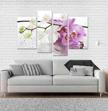 Модульна картина Квіти Орхідея Art-9_4 Київ
