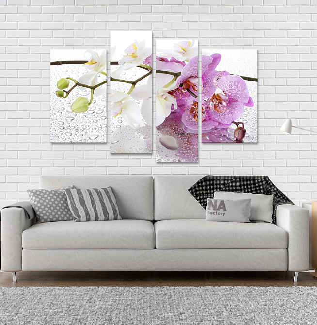 Модульна картина Квіти Орхідея Art-9_4 Київ - фото 2