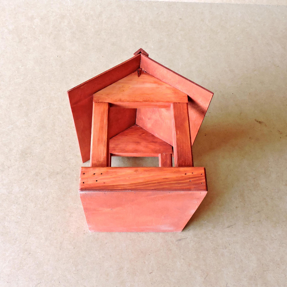 Годівниця садова для птахів "Малинівка" корал Миколаїв - фото 5