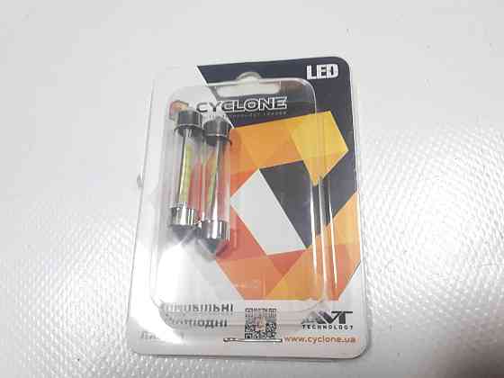 Лампочка софітна 1LED Т11-037 COB-1 12V 41мм Cyclone (100 lumen) Вінниця