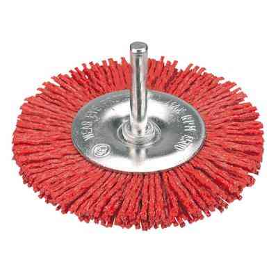 Щетка для электроинструмента Verto на дриль, щітка дискова 100 мм, з хвостовиком (62H714) Винница