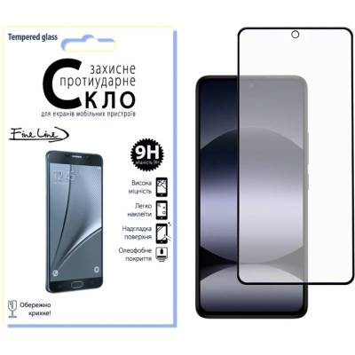Стекло защитное Fine Line Xiaomi Redmi Note 14S Black (FL-TGFG-392) Винница - изображение 1