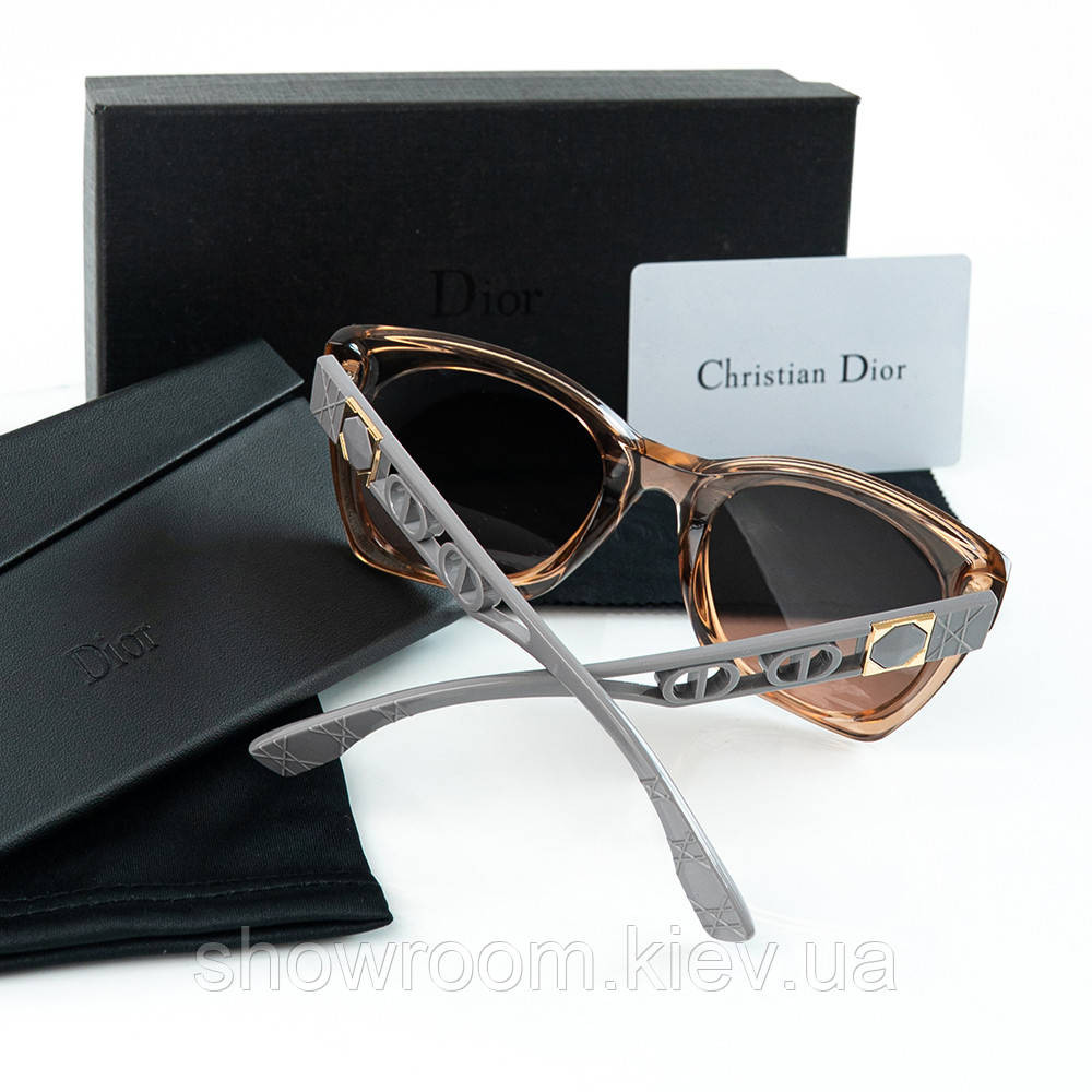 Женские брендовые солнцезащитные очки Dior (9488) Киев - изображение 4