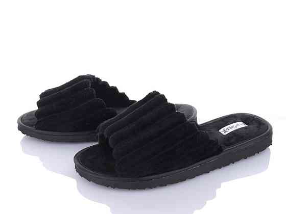 Мужские тапочки с открытым носком, легкая подошва, 40 р, черные, ТМ 