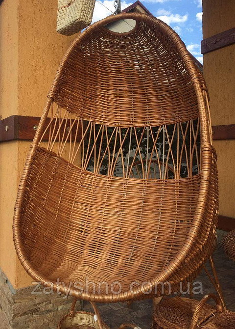 Кресло  кокон плетеное подвесное Киев - изображение 5