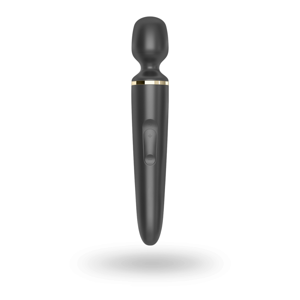 Вибромассажер Satisfyer Wand-er Woman (Black/Gold), водонепроницаемый, мощный, размер XXL Sex Aura Киев - изображение 5