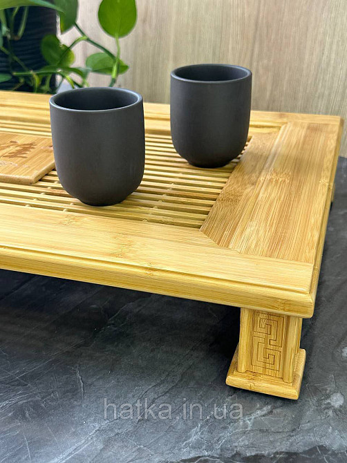 Піала для чаю ісинська глина гладка 160 мл "Поклик" темна Київ - фото 2