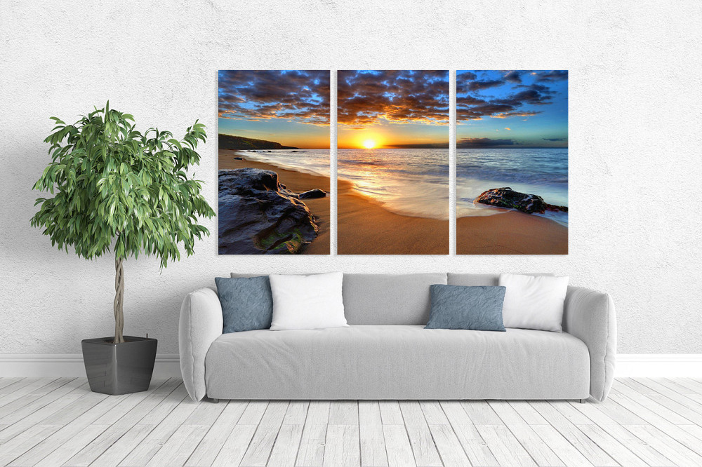 Модульна картина у вітальню/ спальню     Природа моря      ART-042_3A 100х150 см Київ - фото 2