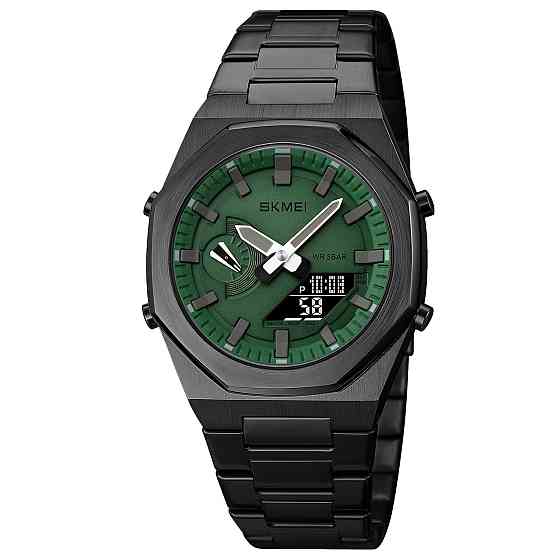 Skmei 1816BKGNBK Black Green-Black SBR Киев