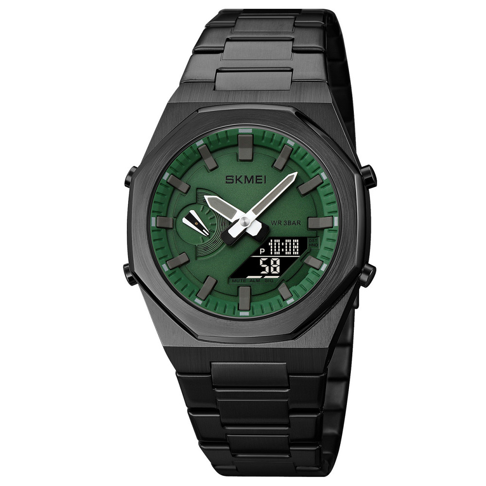 Skmei 1816BKGNBK Black Green-Black SBR Киев - изображение 1