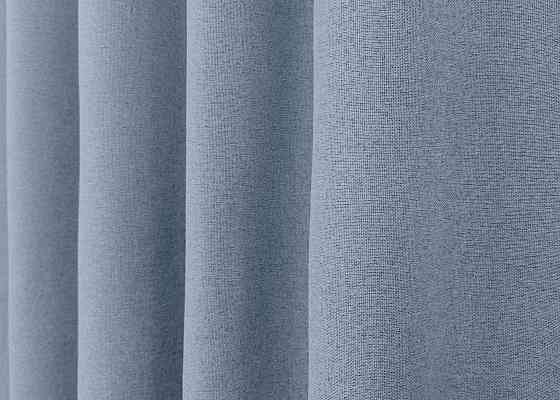 Преміум шторна тканина blackout 100%, двостороння, колекція “ASHEN NIGHT” колір блакитний 1839ш Київ