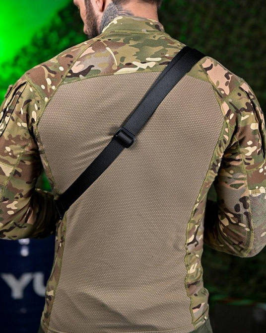 Двоточковий збройовий ремінь чорний ПП7605 Одеса - фото 4