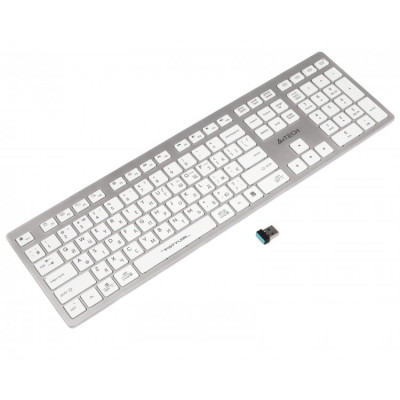 Клавиатура A4Tech FBX50C USB/Bluetooth White (FBX50C White) Винница - изображение 4