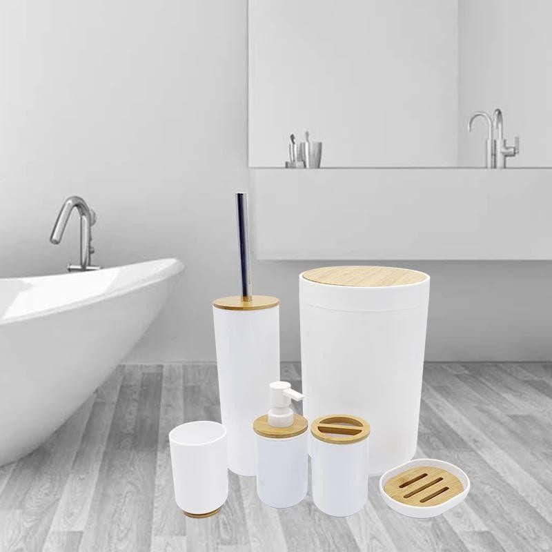 Набор аксессуаров Bathlux для ванной люкс качества, 6 предметов Белый Каменец-Подольский - изображение 3