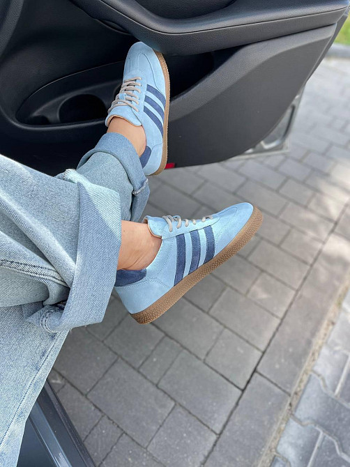 Кеди жіночі M.KRAFT блакитні натуральна замша низький хід (5420) Коломыя - изображение 7