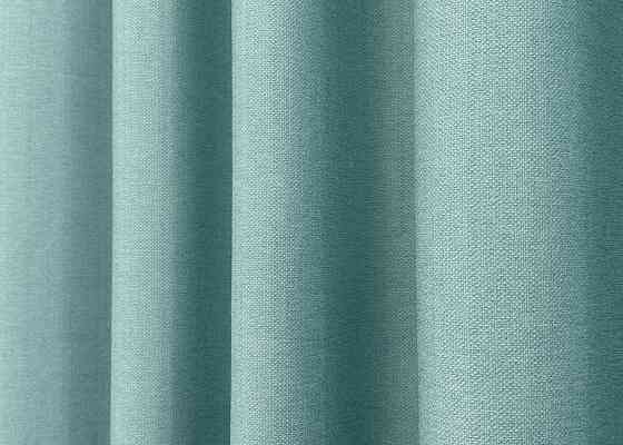 Шторна тканина Шеніл однотонний колір світло-бірюзовий 1697ш Київ