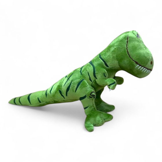 Динозавр RESTEQ зеленого цвета 40 см. Плюшевая мягкая игрушка Динозавр Тиранозавр Киев