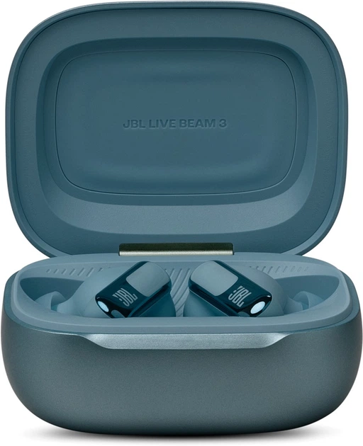 Бездротові навушники JBL Live Beam 3 Blue, Bluetooth 5.3, ANC, Hi-Res Audio, до 48 год, Smart Charging Case, сині Київ - фото 6
