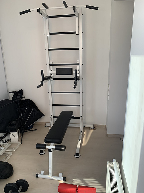 Шведська стінка для дітей та дорослих до 120 кг спорткомплекс будинку металевий для квартири куточок Кам'янське - фото 1