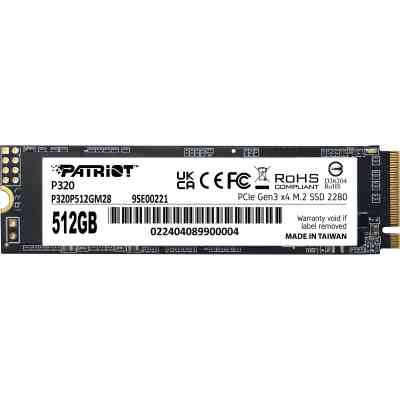 Накопитель SSD M.2 2280 512GB Patriot (P320P512GM28) Винница