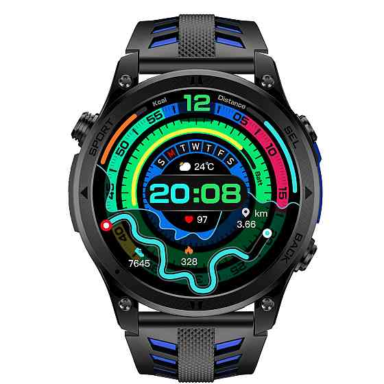 Розумний смарт-годинник Smart Optimus GPS Rubber з компасом (2 ремінці) Вінниця