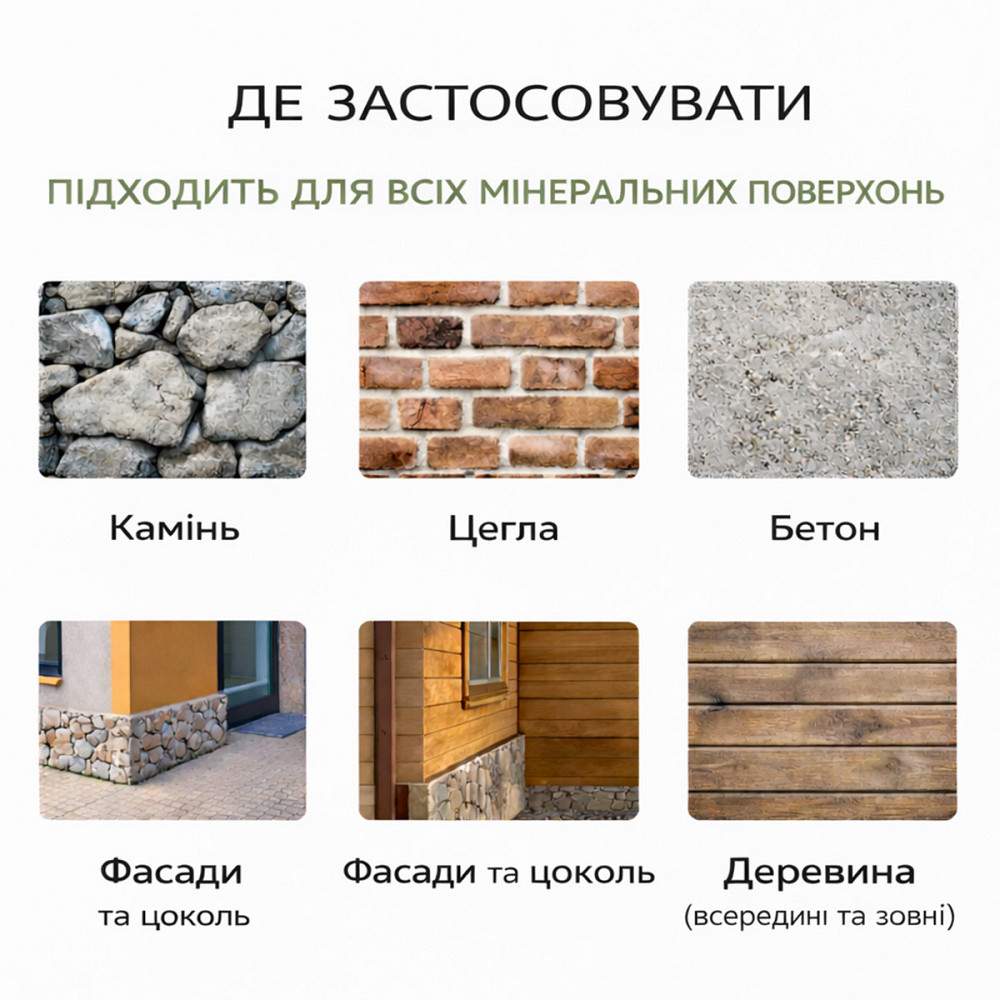 Фасадний лак для каменю SkyLine Stone глянцевий прозорий «Мокрий камінь» 5 л (для фасаду будинку та цоколю) Харків - фото 3